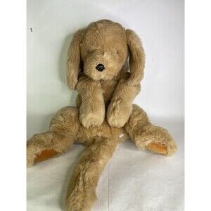 Vintage Gund Muttsy Dog Puppy Tan Large Huge 33in Plush Stuffed Animal Toy